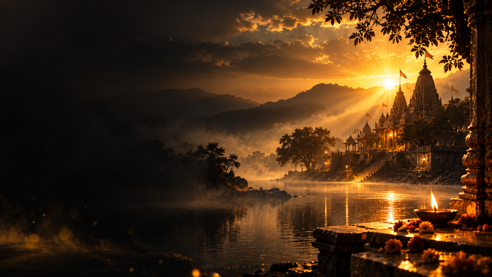 Devotional music atmosphere